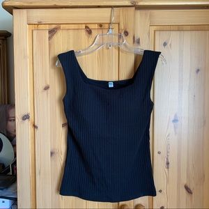 Uniqlo black bra top size xs